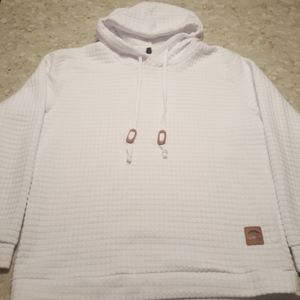 white hoodie